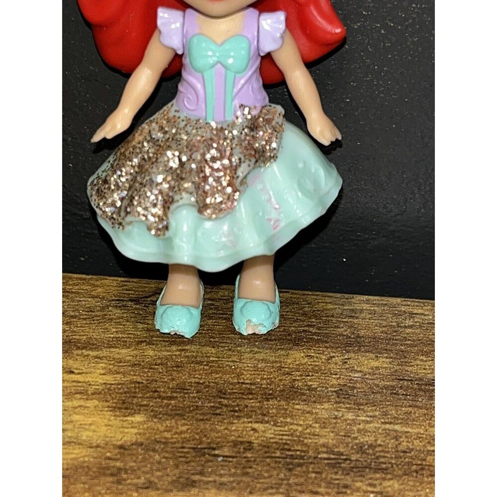 Disney Princess Mini Doll Lot of 4 Figures Posable Ariel Aurora Cinderella - Picture 4 of 9
